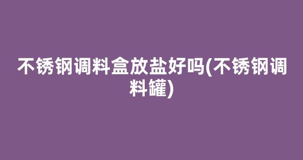 不锈钢调料盒放盐好吗(不锈钢调料罐)