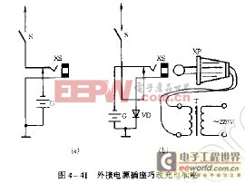 插座上的二极管怎么接